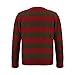 Kids Unisex Freddy Sweater Nightmare On Elm St Long Sleeve Striped Knitted Jumper Sweater Halloween Costume (as1, Alpha, x_l, Regular)
