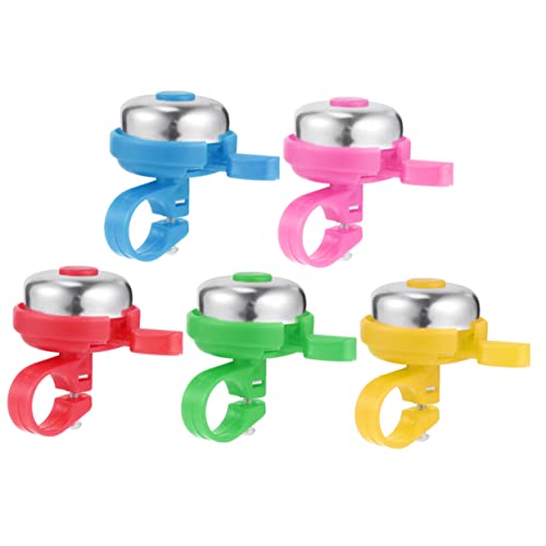 SUPVOX 5Pcs Bike Bell Fixed Scooter Accessories for Adorable Design Easy to Install Colors for Boys