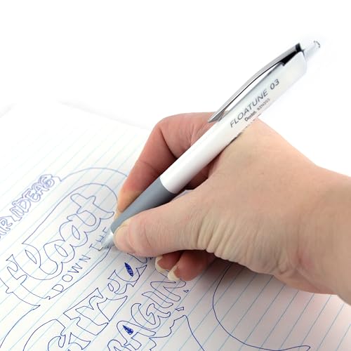 Pentel Floatune Smooth Writing Rollerball Pen, Everyday Use, Office Supplies, School Supplies, 0.3mm Needle Point, Black Ink, BZN203-A, Box of 12 by Pentel - Image 4