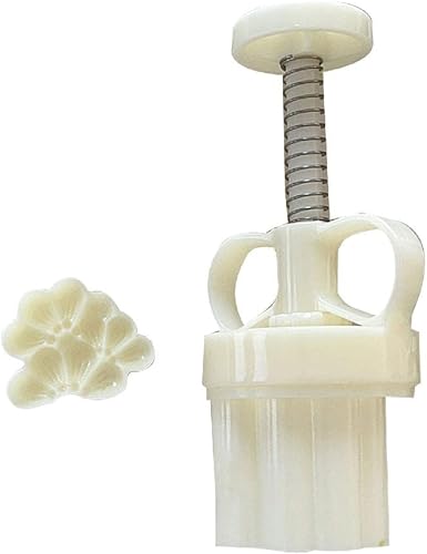 2xset moldes de pastel de luna a presión de mano para mediados de otoño herramienta de pastelería DIY aguja de pino Mooncake Maker Cookie Stamp-Tool