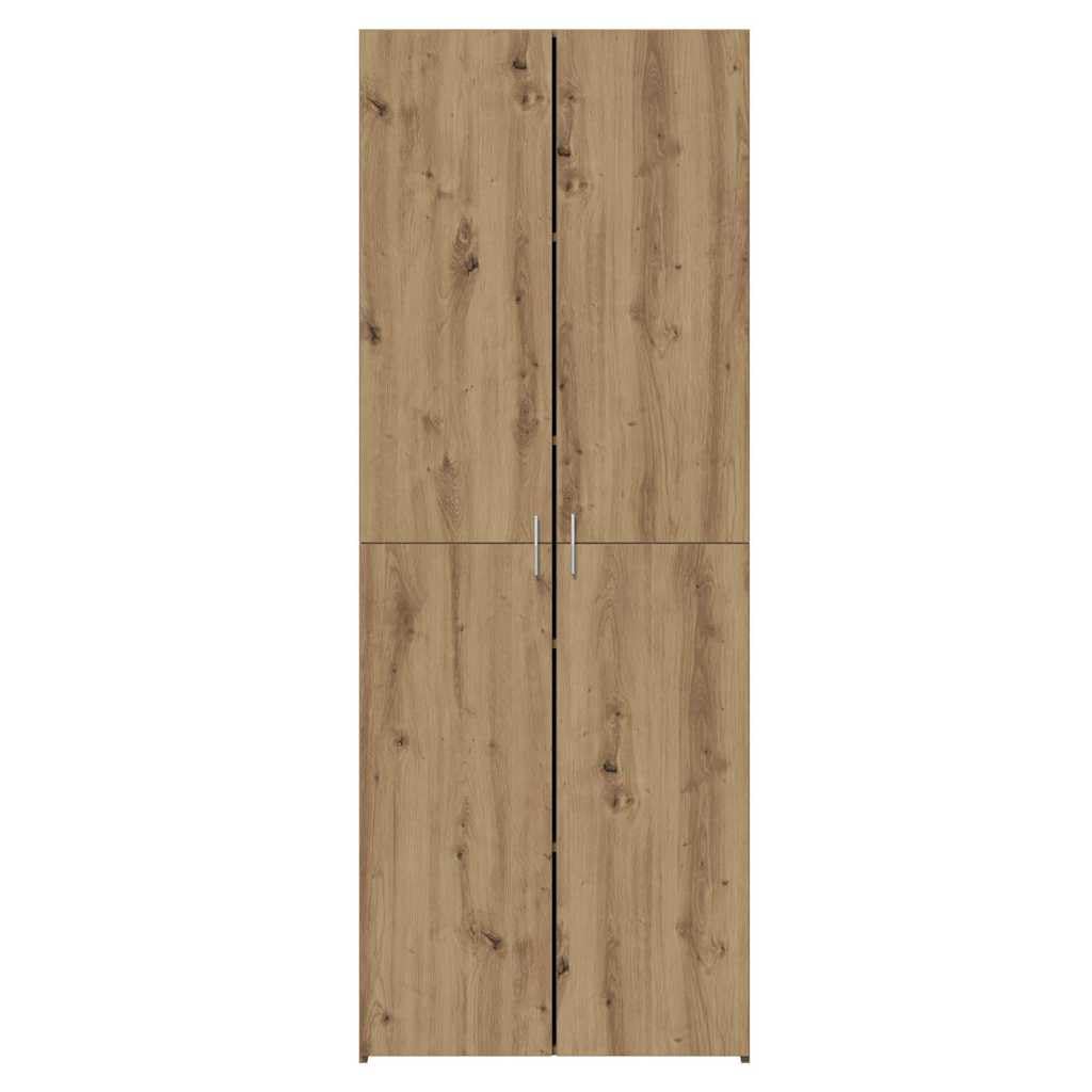 vidaXL Haut Armoire 2 pcs Chêne Artisanal 70 x 42,5 x 185 cm, Buffet Moderne, Armoire rectangulaire, Rangement intérieur, Grande capacité, Design Pratique, Organisateur de Salon