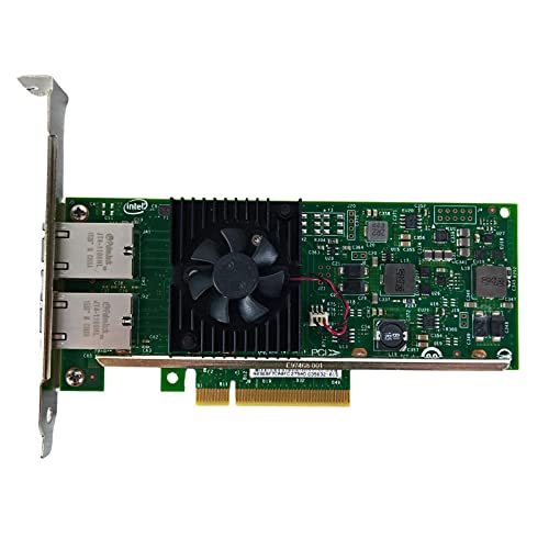 Adaptador de red convergente DELL K7H46 X540-T2 de doble puerto con soportes largos miniatura 4