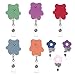 Kaimeilai 8 Pezzi Porta Badge identificativi retrattili, Porta Badge retrattili con Clip Porta Badge identificativo Porta Badge, Portachiavi Porta Badge Clip Bobina, per Bambini Infermiere Studente