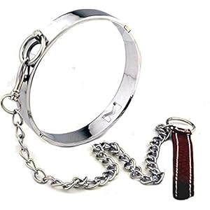 Madaenmj Erotische Kragen Rvs Sexy Ketting Bondage Choker Voor Vrouwen Hoofdsteunen Kraag Gay Fetish Volwassenen Sm…