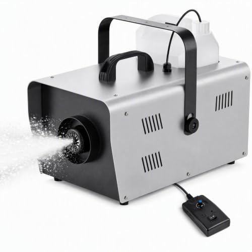 Snow Machine 1500W High Output with Remote Control, Adjustable Snow Volume