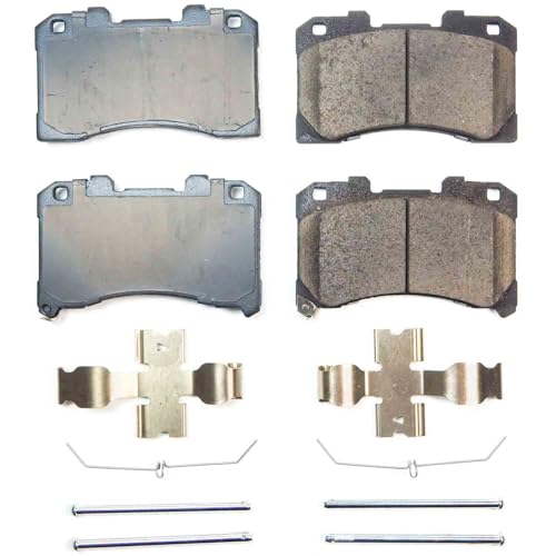 Image of PowerStop Front Brake Pads For Toyota GR Corolla 2023-24 - Ceramic Brake Pads With Installation Hardware, 17-2450