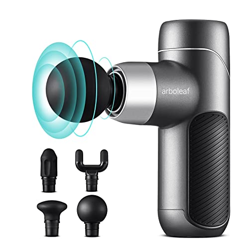 arboleaf Mini Massage Gun Deep Tissue, Muscle Massager for Back Pain Relief, Small Massage Gun, Travel Massage Gun Handheld, Percussion Massage Gun Portable, Whole Body, Sports, Athletes