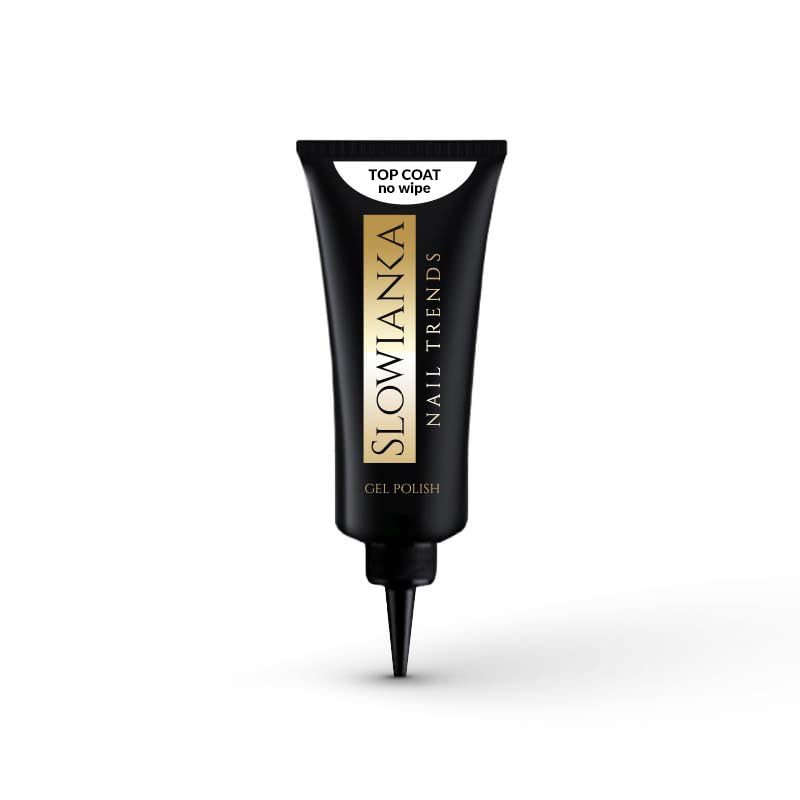 Slowianka Nail Trends Top Coat No Wipe 40g - Vernis à ongles en gel brillant - Séchage rapide - Longue durée - Parfait pour les ongles - Manucure