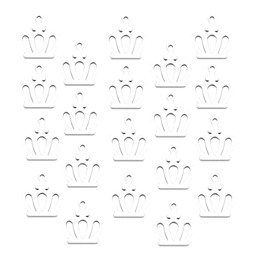 [misppro] �X�e�����X�����`���[�� 20�Z�b�g DIY�A�N�Z�T���[�p�[�c �����y���_���g 10x11.5mm ����W���G���[�ޗ�