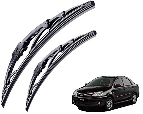 Image of WolkomHome High Performance OE Car Wiper Blade Replacement set of 2 Pc Right 26 inch for Toyota Etios