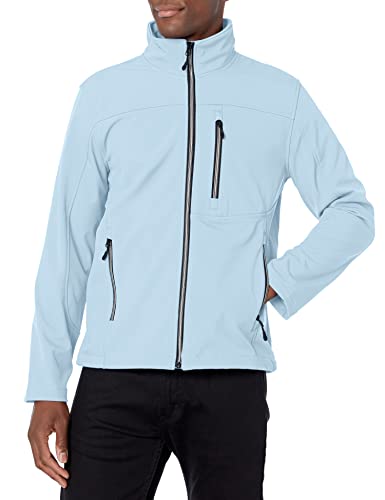 Image of GUESS Men's Softshell Long Sleeve 1 Chest Pocket Jacket