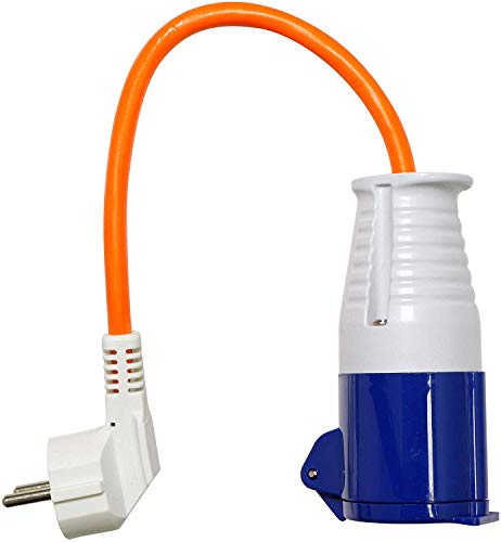 Streetwize SWTT44 Euro Hook Up Adapter – 200/250V Adapter Lead...