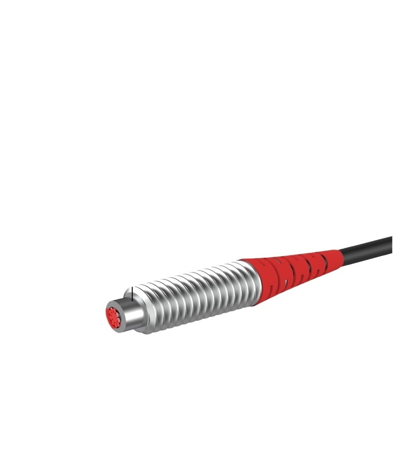 HJCMOONB Fiber Optic Sensor Probe Diffuse Reflection M3 M4 M6 1-2M Cable coaxial Non-coaxial photoelectric Optical Proximity Switch(Coaxial M6 2m)