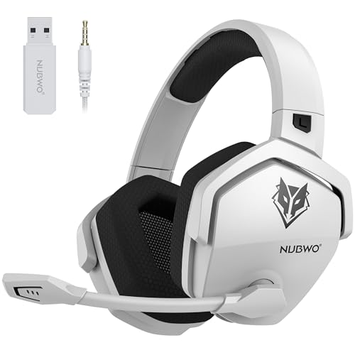NUBWO G06 Dual Wireless Gaming Headset mit Mikrofon für PS5, PS4, PC, Mobile: 2.4 GHz Wireless +...