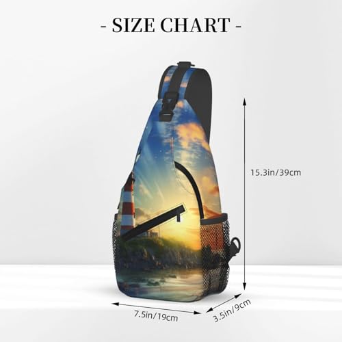 Bolso cruzado de pecho para hombre tipo sling miniatura 3