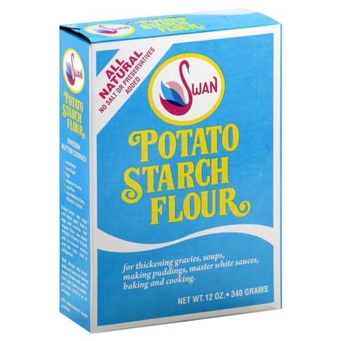 Swan Potato Starch Flour 12oz (Pack of 2)