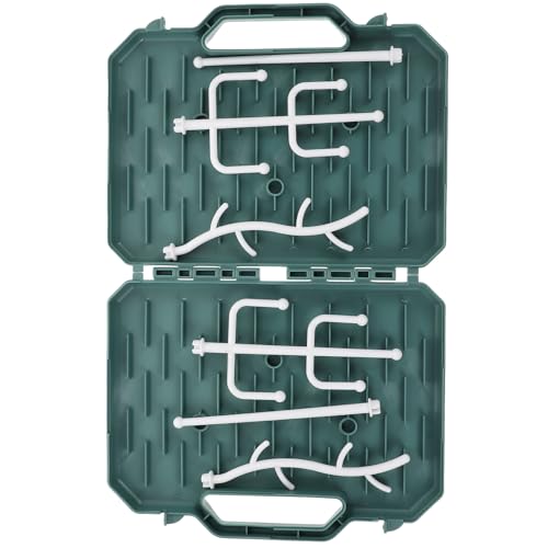 Mipcase Soporte Secar Biberones Plegable Portátil Estante Secar Botellas Bebés con Drenaje Práctico y Ligero para Almacenamiento y Secado de Biberones y Accesorios