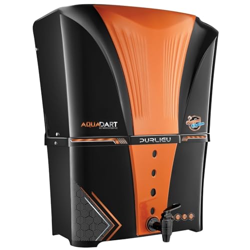 Image of AquaDart Alkaline + ORP with Copper + RO + UV + UF + TDS Controller /Adjuster RO Water Purifier 12 Liter Storage Tank Home and Office (Made In India)