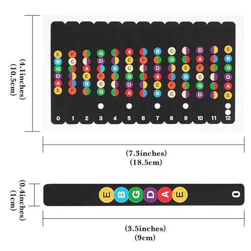 Linkidea Guitar Fretboard Stickers, Guitar Learning Tools - Image 2