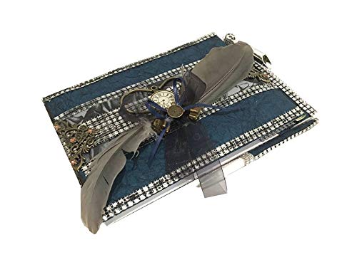 Steampunk Industrial Themed Guest Book All Occasion Birthday, Wedding, Sweet 16 Keepsake Gift