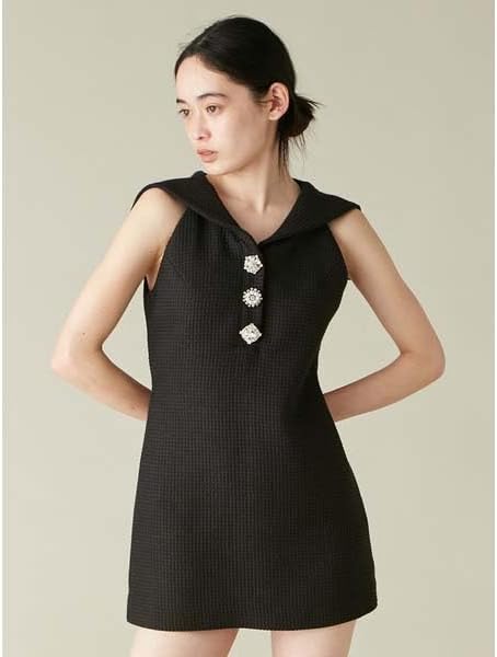 LILY BROWN セーラーカラービジューミニワンピース Amazon.co.jp: [リリーブラウン] L.B CANDY STOCK セーラーカラー