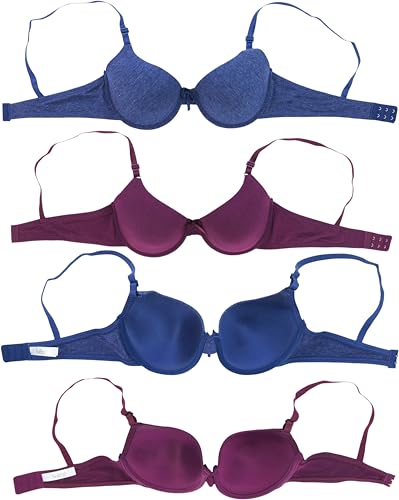 Image of ToBeInStyle Women's Pack of 6 Classic Style Underwire Supportive Padded Bras