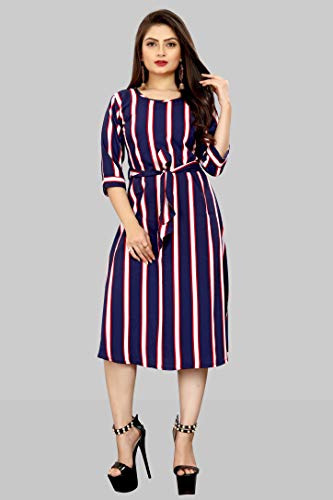 Image of AA Creation Women's Fit And Flare Knee Length Dress