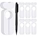 WILLBOND 20 Pack Blank Clothing Rack Size Dividers Rectangular Closet Dividers Heart-Shaped for Home Closet Cloth Store