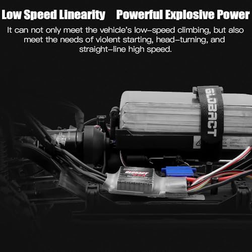 ESC crawler AM32 80A avec moteur brushless 2250KV pour un contrôle millimétré RC