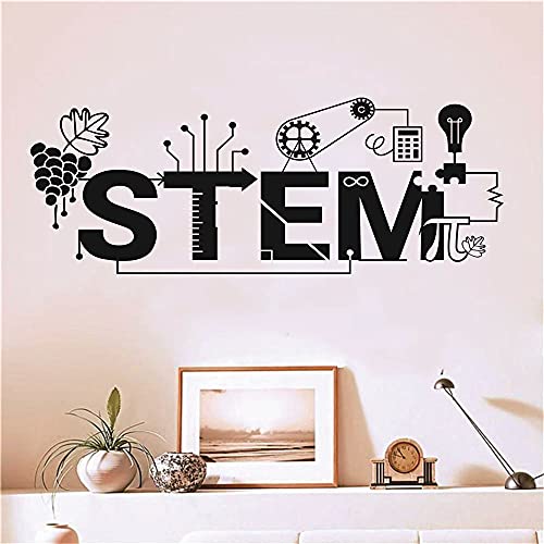 Vinilo Decorativo Negro Educación STEM 40x100 cm miniatura 4
