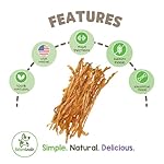 Nature Gnaws USA Turkey Tendons for Dogs (8oz) - Delicious Grain Free Reward Snack for Small, Medium & Large Breeds - Premium Natural Dog Chew Treats - Image 2