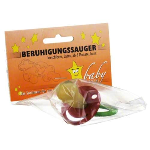 BERUHIGUNGSSAUGER kirschf.Lat.ab 6 M.bunt 1 St