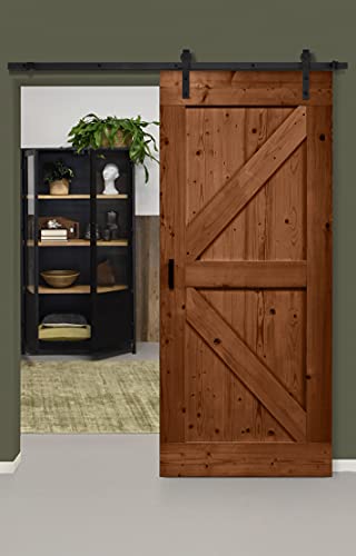 Barnwoodweb Porte coulissante loft vintage marron Cover