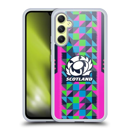 Coque en gel Samsung Galaxy A34 5G avec protection de qualité militaire Scotland Rugby