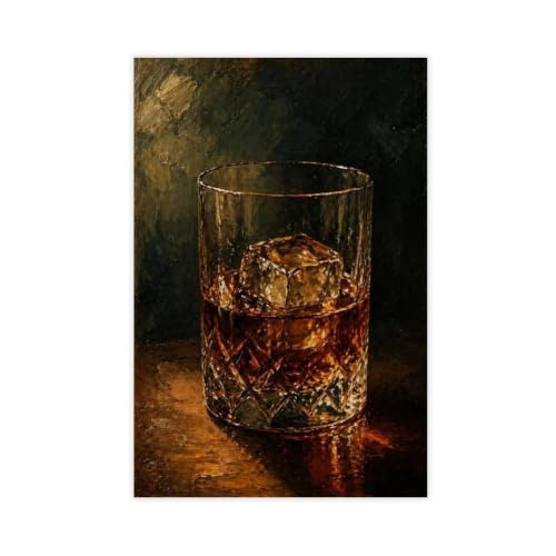 Poster sur toile thème whisky cadre mural salon chambre 61x91