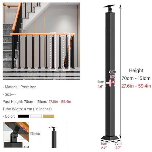 Metalowe słupki balustradowe, żelazne wrzeciona balustrady do wewnętrznych balustrad schodowych, tarasów, schodów, ogrodów i przebudowy schodów zewnętrznych