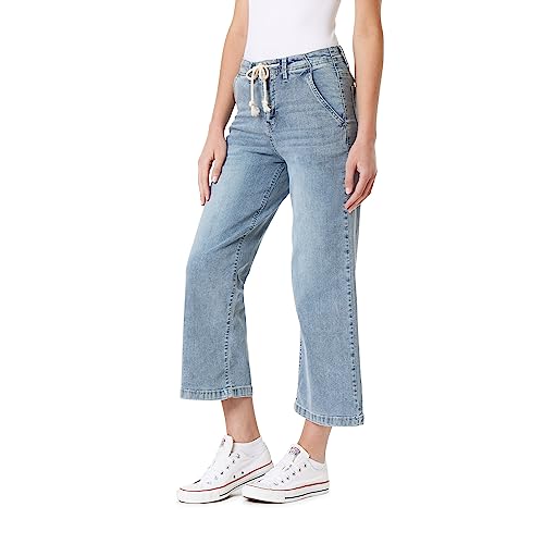 Angels Forever Young Women's Forever Trouser Straight Ankle High-Rise Jeans (Standard and Plus)