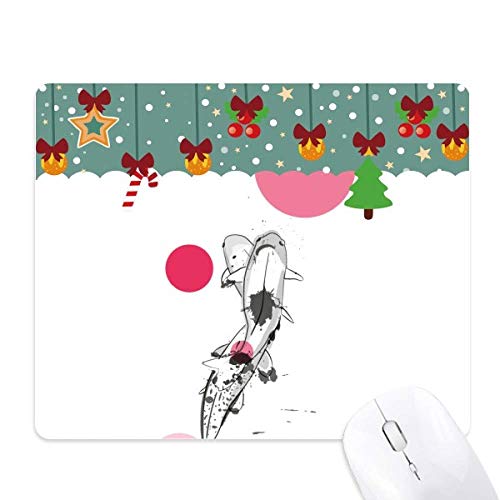 Tapis de souris en caoutchouc Tradition fini les glissements sur le bureau poissons chinois