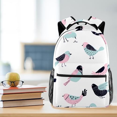Sac à dos oiseau coloré multicolore au design original de 40 cm