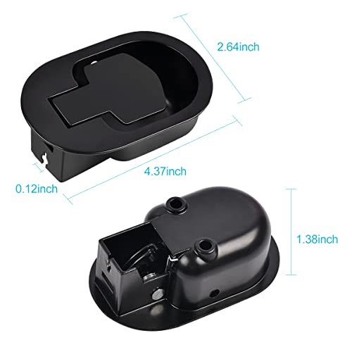 Sopito Recliner Handle Universal All-Metal Couch Recliner Release Pull Handle Replacement Parts With Retaining Clips, Fits Lazyboy, Ashley, And Most Recliner Brands #TOP1