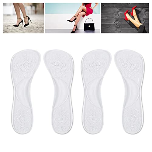 2 pares de plantillas para tacones altos, acolchadas y confortables miniatura 3