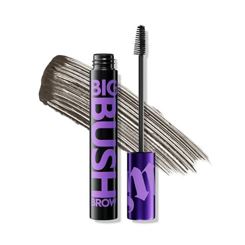 Urban Decay Big Bush Volumizing Tinted Eyebrow Gel, Waterproof, Smudge-Resistant, Flake-Resistant, Buildable Brow Gel Fibers, Long-lasting, Up to 24 HR Hold, Nourishing Castor Oil, Vegan - 0.19 fl oz