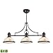Landmark 66435-3-LED Chadwick Oiled Bronze 3-Light Billiard/Island Light - LED