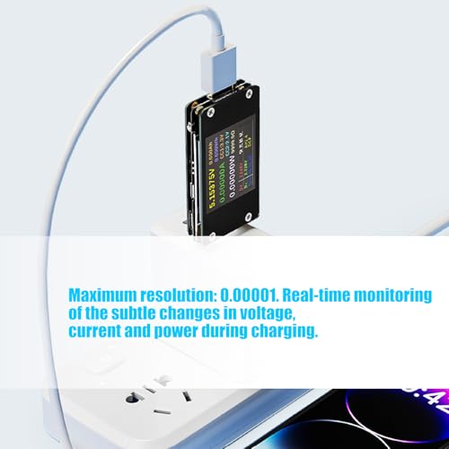 Analyse de charge rapide par compteur de puissance USB en métal de haute précision - 4