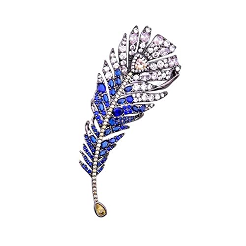 Broche cadeau en plumes pour femme accessoire charmant de créateur