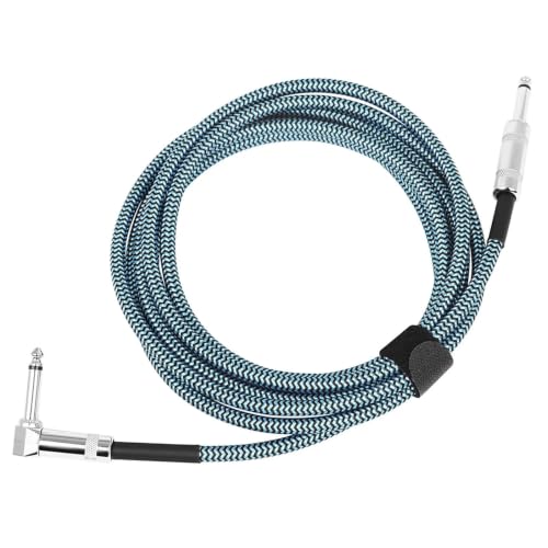 Cable de guitarra blindado y trenzado de alta resistencia con jack de 6,35mm 4