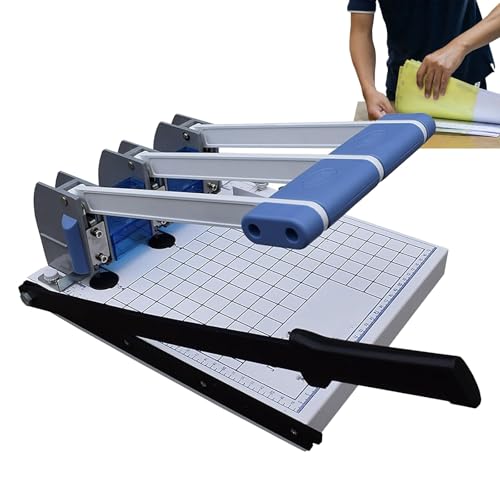 Smart Home, perforatrice Manuale con Righello e taglierina Regolabili, perfora 150 Pagine, Ideale per l'archiviazione a casa, a Scuola e in Ufficio