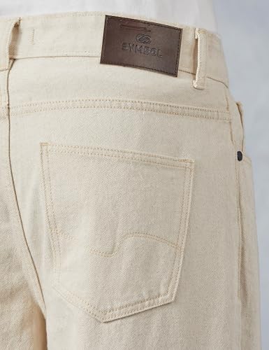 Image of Amazon Brand - Symbol Men's Baggy Fit Cotton Jeans | Mid Rise | Loose & Relaxed | Oversized Jeans Pant