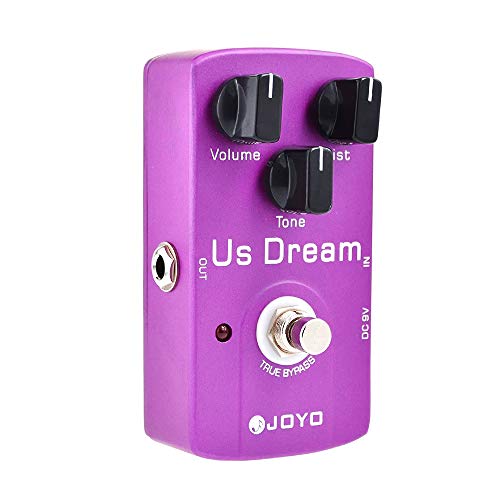 Image of JOYO Distortion Pedal High-Gain Dist Simulates Driven Tube Amplifier for Electric Guitar Effect - True Bypass (US Dream JF-34)