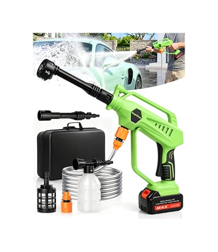 DeeprClean Cordless Car Washer with 6-in-1 Nozzle